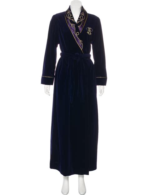 vintage christian dior velvet robe.